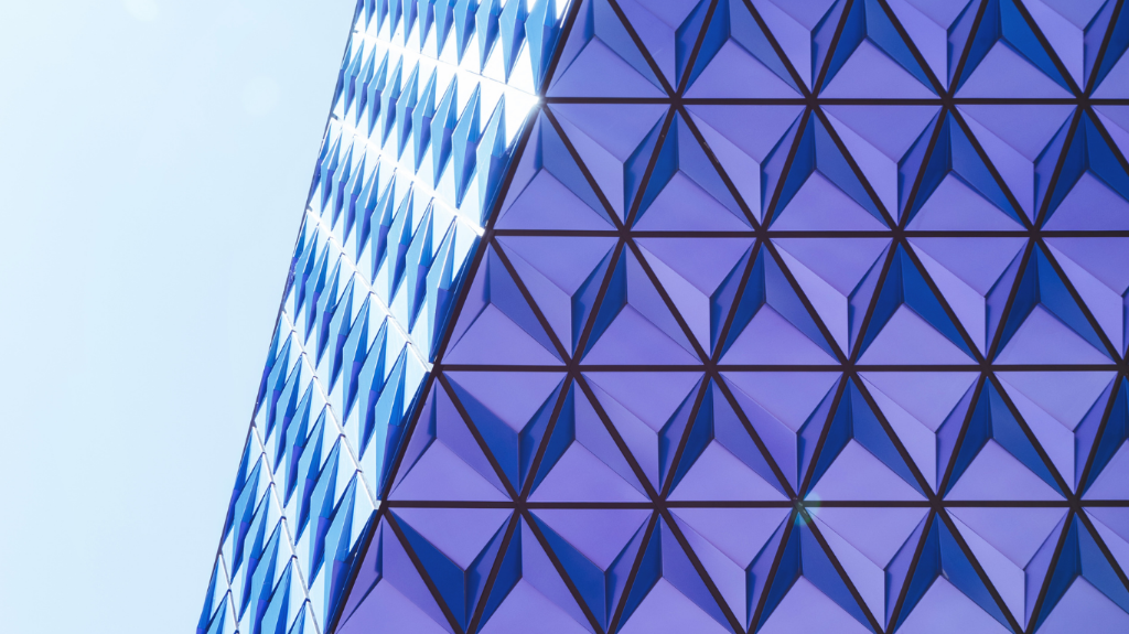 Background pattern representing structured digital solutions for small businesses